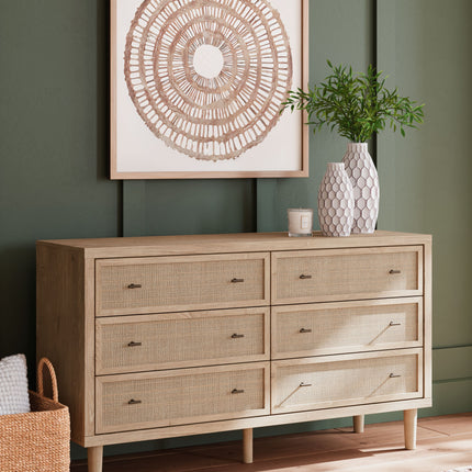 Cielden - Two-tone - Six Drawer Dresser Signature Design by Ashley® 