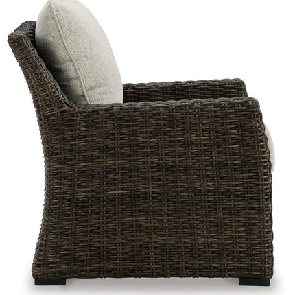 Brook Ranch - Brown - Lounge Chair With Cushion Signature Design by Ashley® 