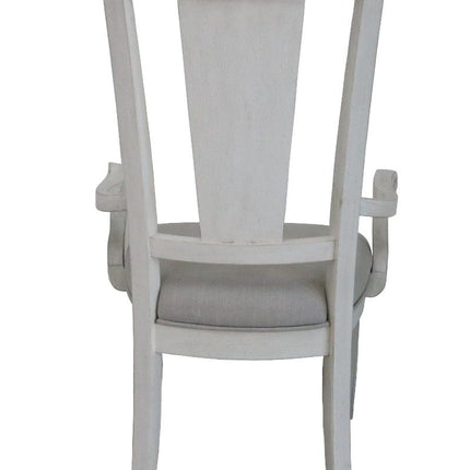 Katia - Arm Chair (Set of 2) - Light Gray & Weathered White - Tony's Home Furnishings