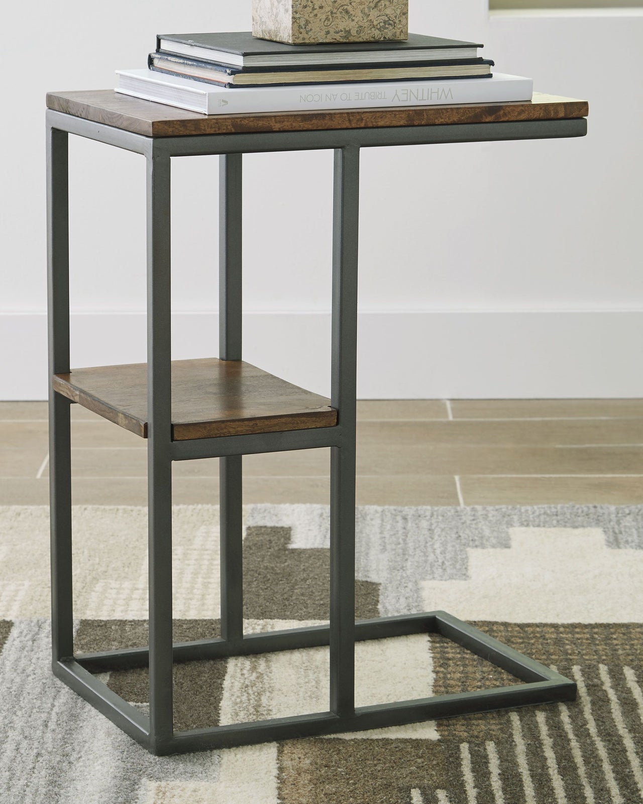 Forestmin - Natural / Black - Accent Table Ashley Furniture 