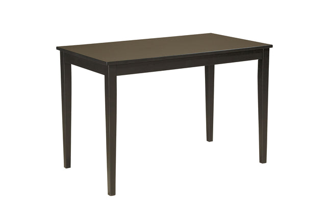 Kimonte - Dark Brown - Rectangular Dining Room Table Signature Design by Ashley® 