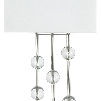 Jaala - Pearl Silver Finish - Metal Lamp Ashley Furniture 