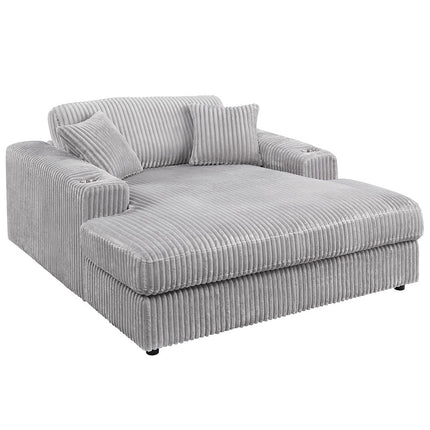 Hilde - Chaise With 2 Pillows ACME 