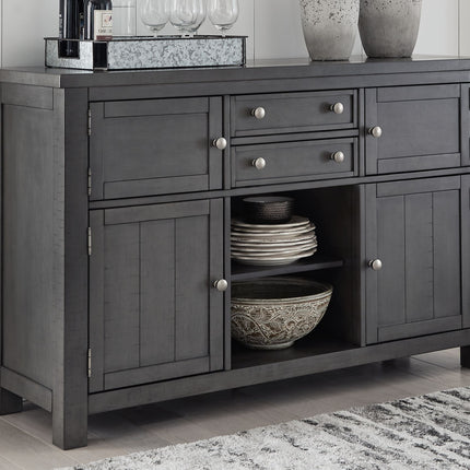 Myshanna - Gray - Dining Room Server Signature Design by Ashley® 