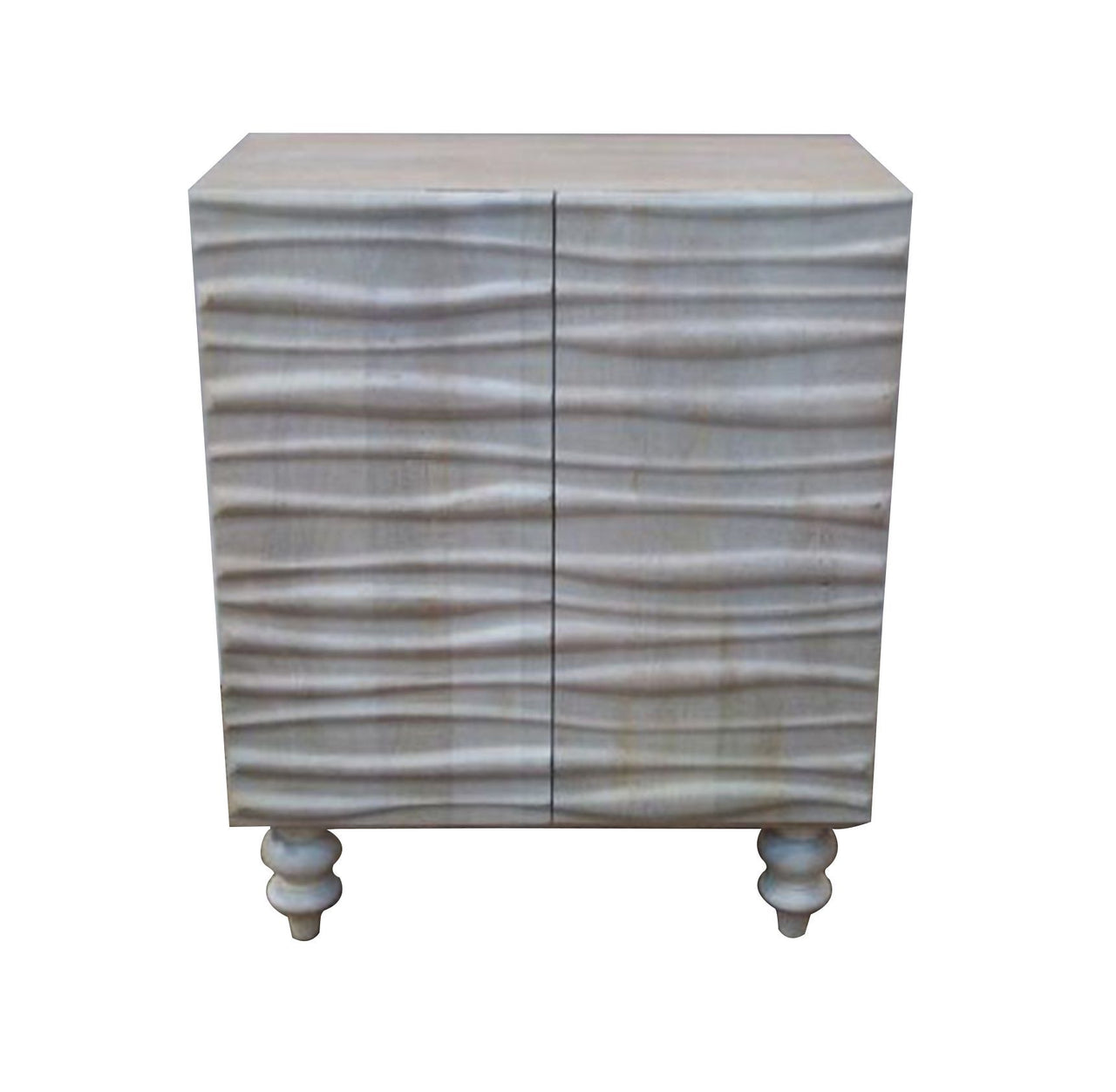 Balthazar Accent Table - White Washed - Tony's Home Furnishings