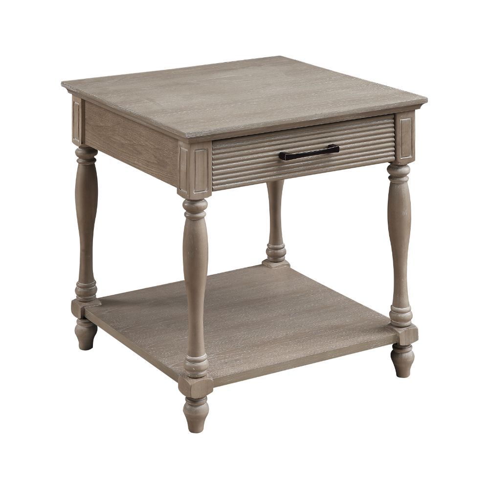 Ariolo - End Table - Antique White - Tony's Home Furnishings