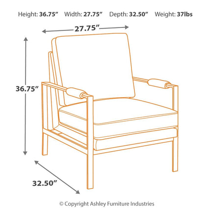 Peacemaker - Brown - Accent Chair Ashley Furniture 