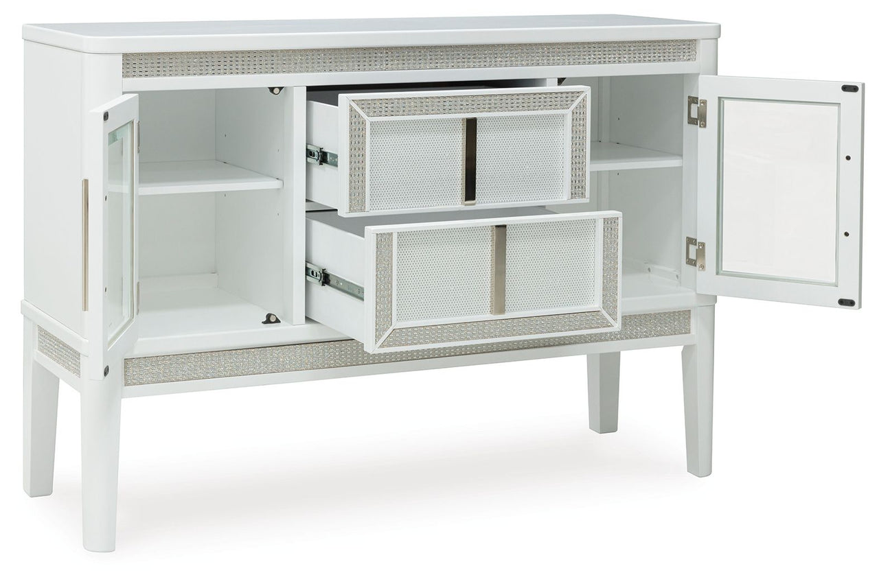 Chalanna - White - Dining Room Server - Tony's Home Furnishings