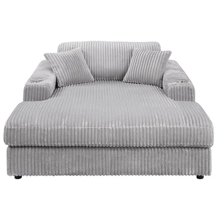 Hilde - Chaise With 2 Pillows ACME 