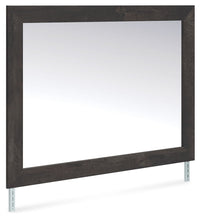 Hollivern - Dark Gray - Bedroom Mirror - Tony's Home Furnishings