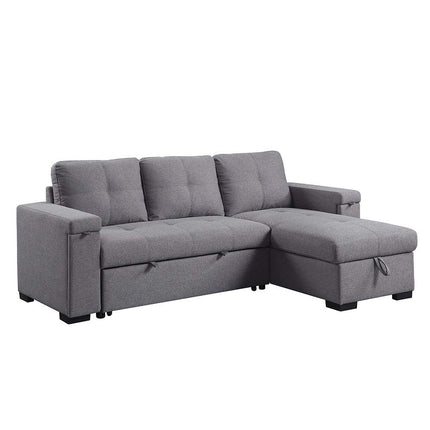 Jacop - Sectional Sofa - Dark Gray Fabric ACME 