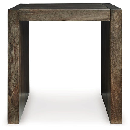 Dreggan - Brown - Square End Table Signature Design by Ashley® 