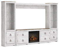 Thumbnail for Willowton - Entertainment Center With Fireplace Option - Tony's Home Furnishings