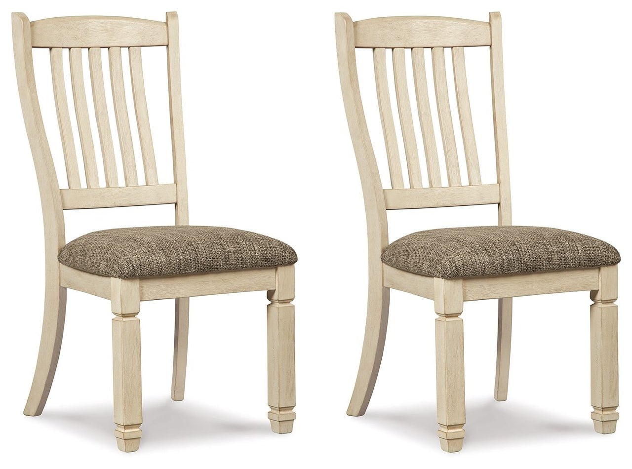 Bolanburg - Brown / Beige - Dining Uph Side Chair (Set of 2) - Rake Back Signature Design by Ashley® 