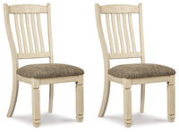 Bolanburg - Brown / Beige - Dining Uph Side Chair (Set of 2) - Rake Back Signature Design by Ashley® 