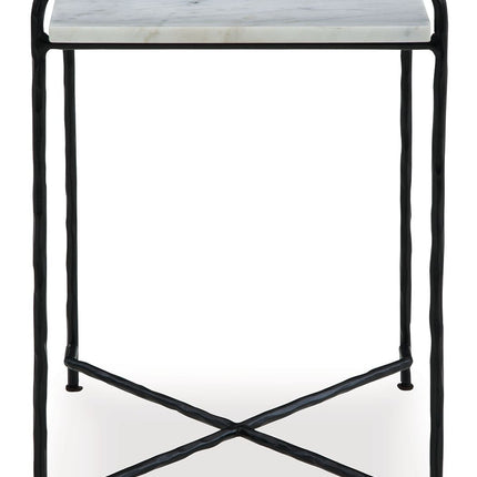 Ashber - White / Black - Accent Table Signature Design by Ashley® 