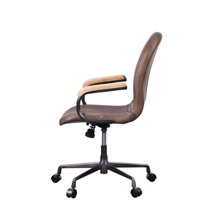 Acis - Executive Office Chair - Vintage Chocolate Top Grain Leather ACME 