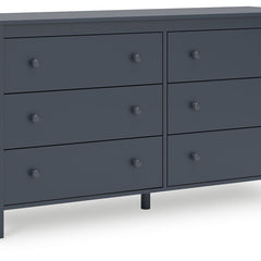 Simmenfort - Navy Blue - Six Drawer Dresser Signature Design by Ashley® 