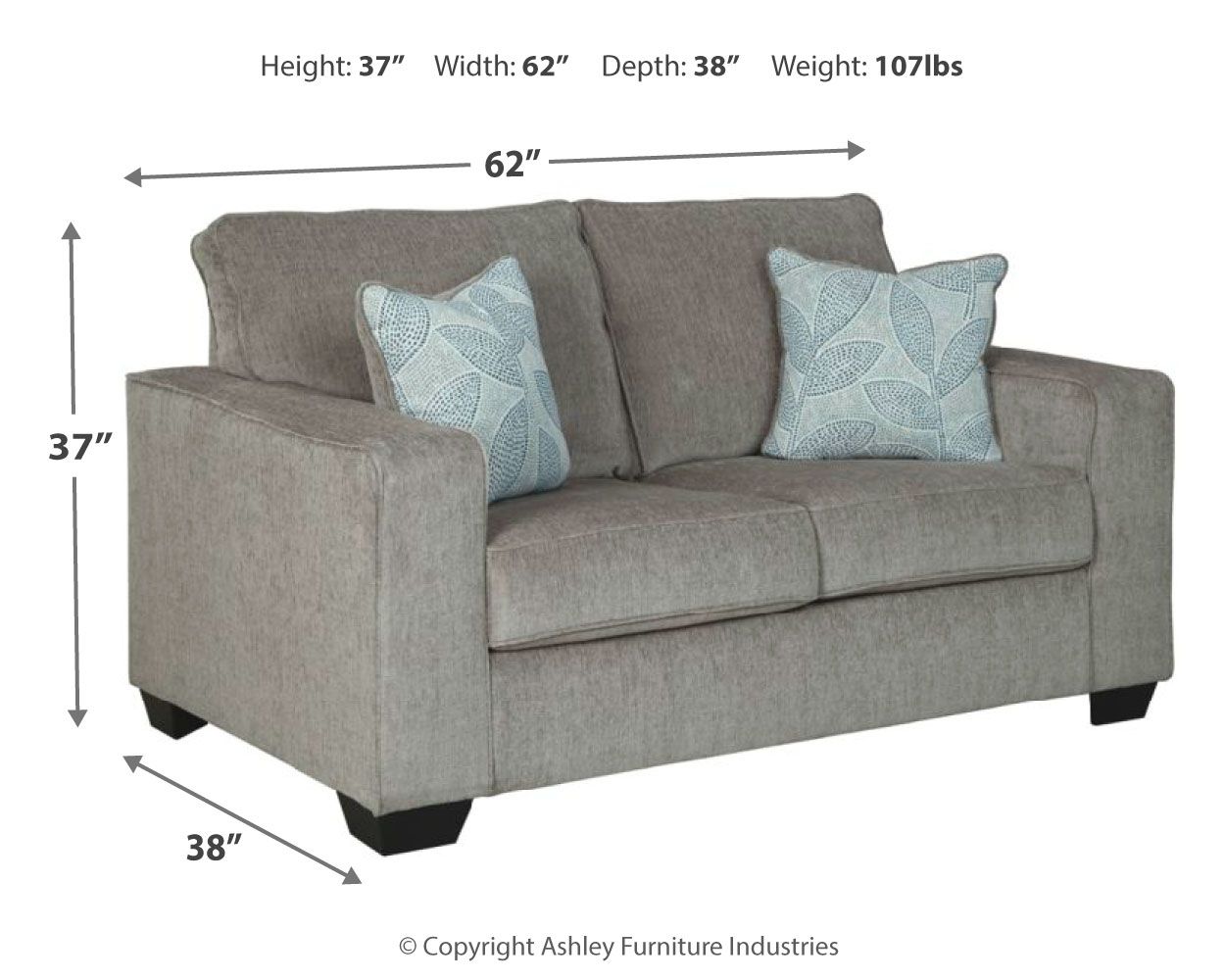 Altari - Stationary Loveseat Ashley Furniture 