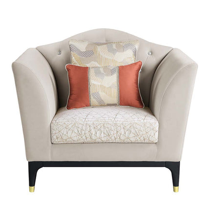 Tayden - Chair - Beige Velvet ACME 