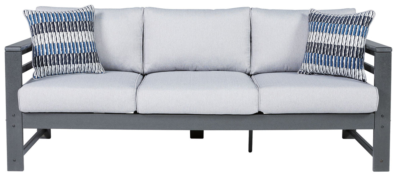 Amora - Charcoal Gray - Sofa With Cushion - Tony's Home Furnishings
