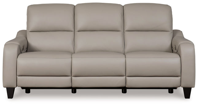 Mercomatic - Power Reclining Sofa With Adj Headrest Signature Design by Ashley® 