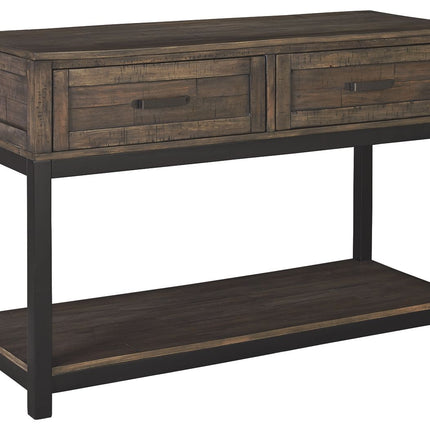 Johurst - Grayish Brown - Sofa Table Ashley Furniture 