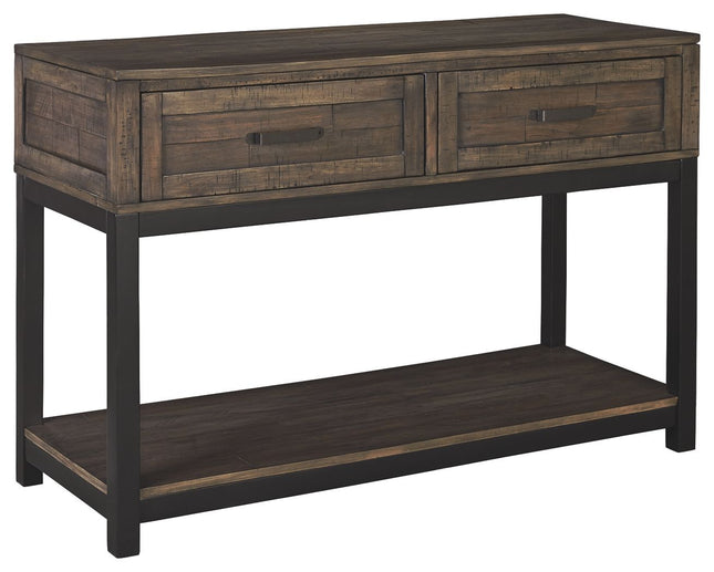 Johurst - Grayish Brown - Sofa Table Ashley Furniture 