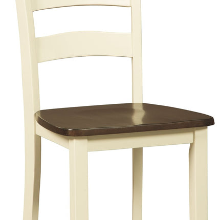 Woodanville - Cream / Brown - Dining Room Side Chair (Set of 2) Signature Design by Ashley® 