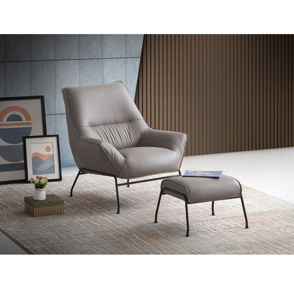 Jabel - Accent Chair & Ottoman ACME 