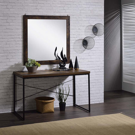 Bob - Console Table - Weathered Oak & Black Finish ACME 