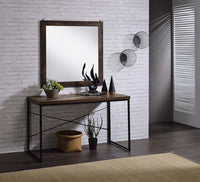 Bob - Console Table - Weathered Oak & Black Finish ACME 