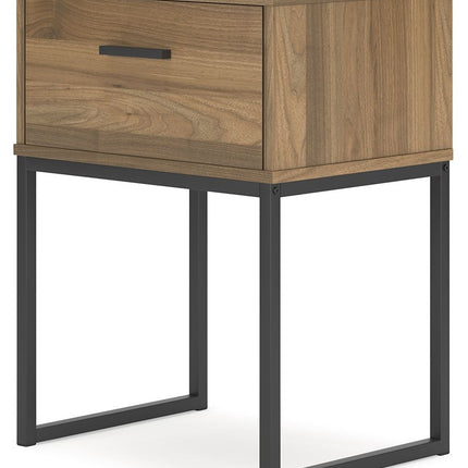 Deanlow - Honey - One Drawer Night Stand Signature Design by Ashley® 