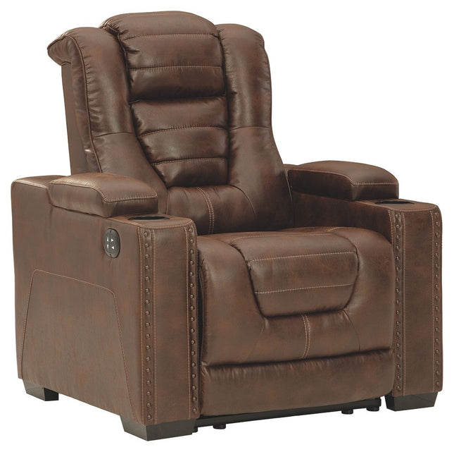 Owner's - Thyme - Pwr Recliner/Adj Headrest Ashley Furniture 