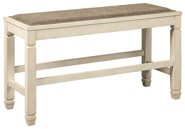 Bolanburg - Beige - Dbl Counter Uph Bench Signature Design by Ashley® 