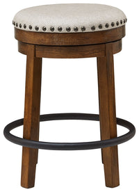 Valebeck - Upholstered Swivel Stool Signature Design by Ashley® 