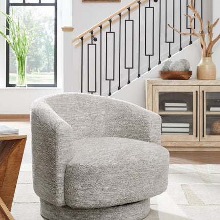 Wardsor - Stone - Swivel Chair Signature Design by Ashley® 