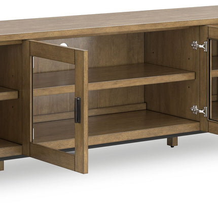 Torlanta - Brown - Extra Large TV Stand Signature Design by Ashley® 