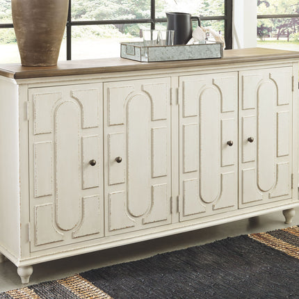 Roranville - Antique White - Accent Cabinet Ashley Furniture 