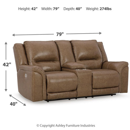 Trasimeno - Power Reclining Loveseat With Console Signature Design by Ashley® 