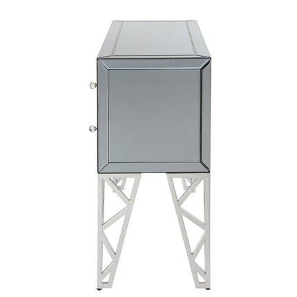 Stephen - Accent Table - Mirrored & Chrome ACME 