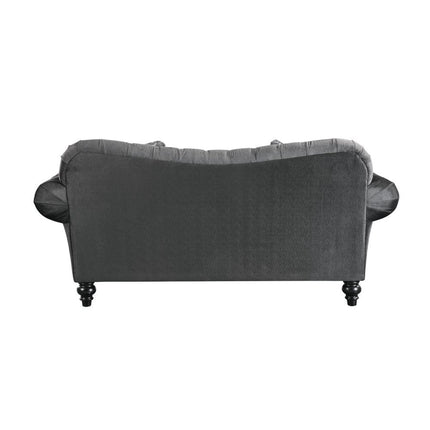 Gaura - Loveseat - Dark Gray Velvet ACME 