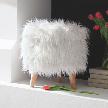 Elson - White - Storage Ottoman Ashley Furniture 