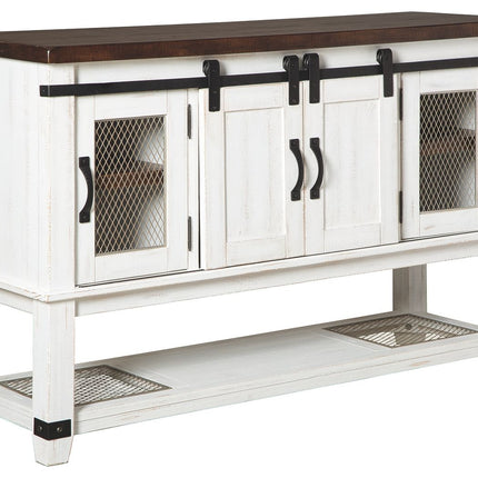 Valebeck - White / Brown - Dining Room Server Signature Design by Ashley® 