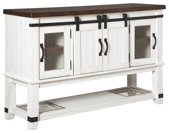 Valebeck - White / Brown - Dining Room Server Signature Design by Ashley® 