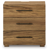 Thumbnail for Dakmore - Brown - Three Drawer Night Stand - Tony's Home Furnishings