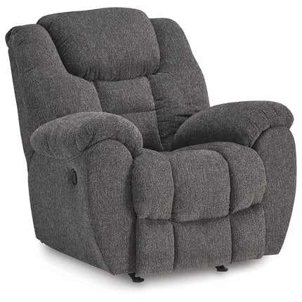 Foreside - Charcoal - Rocker Recliner Signature Design by Ashley® 