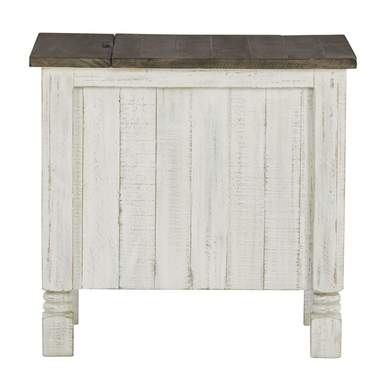 Havalance - White / Gray - Chair Side End Table - Tony's Home Furnishings