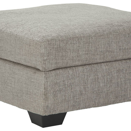 Megginson - Storm - Ottoman With Storage Ashley Furniture 