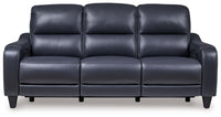 Thumbnail for Mercomatic - Power Reclining Sofa With Adj Headrest - Tony's Home Furnishings